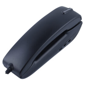 Bulk Order Office Telephone in matte black, compact model for enterprise desk use