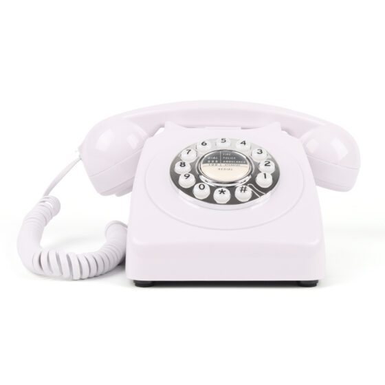 Antique Telephone Rotary Design for Home and Collector Display Antique Telephone with rotary dial and vintage brass finish for classic interiors