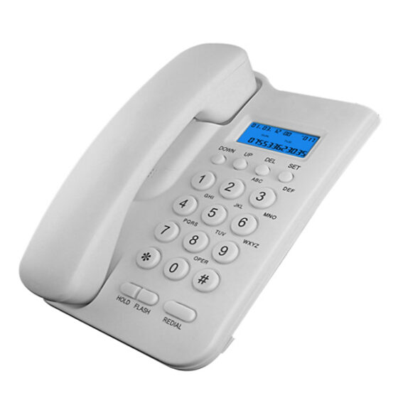 Caller ID Telephone for Reliable Caller Display and Daily Office Communication Caller ID Telephone with backlit display and numeric keypad for office and home use