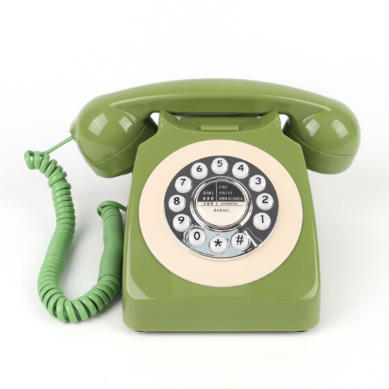 Western Push Button Telephone in vintage style with reliable performance – CT-8019 Western Push Button Telephone in vintage style with reliable performance – CT-8019