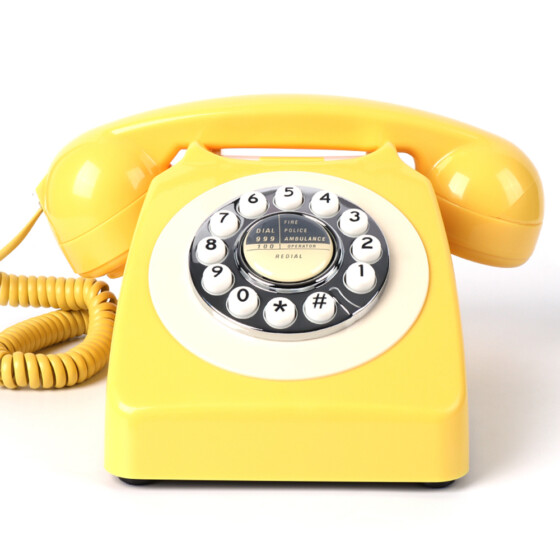 Mid-century touch-tone telephone in retro push-button style – model CT-8019 Mid-century touch-tone telephone in retro push-button style – model CT-8019