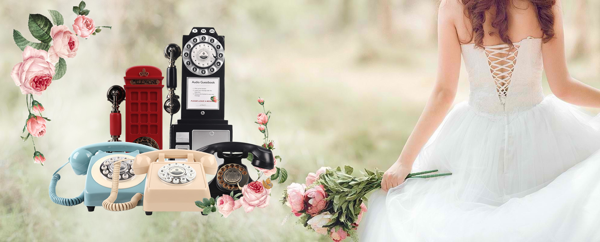 Wedding Audio Guestbook Telephones for Global Buyers
