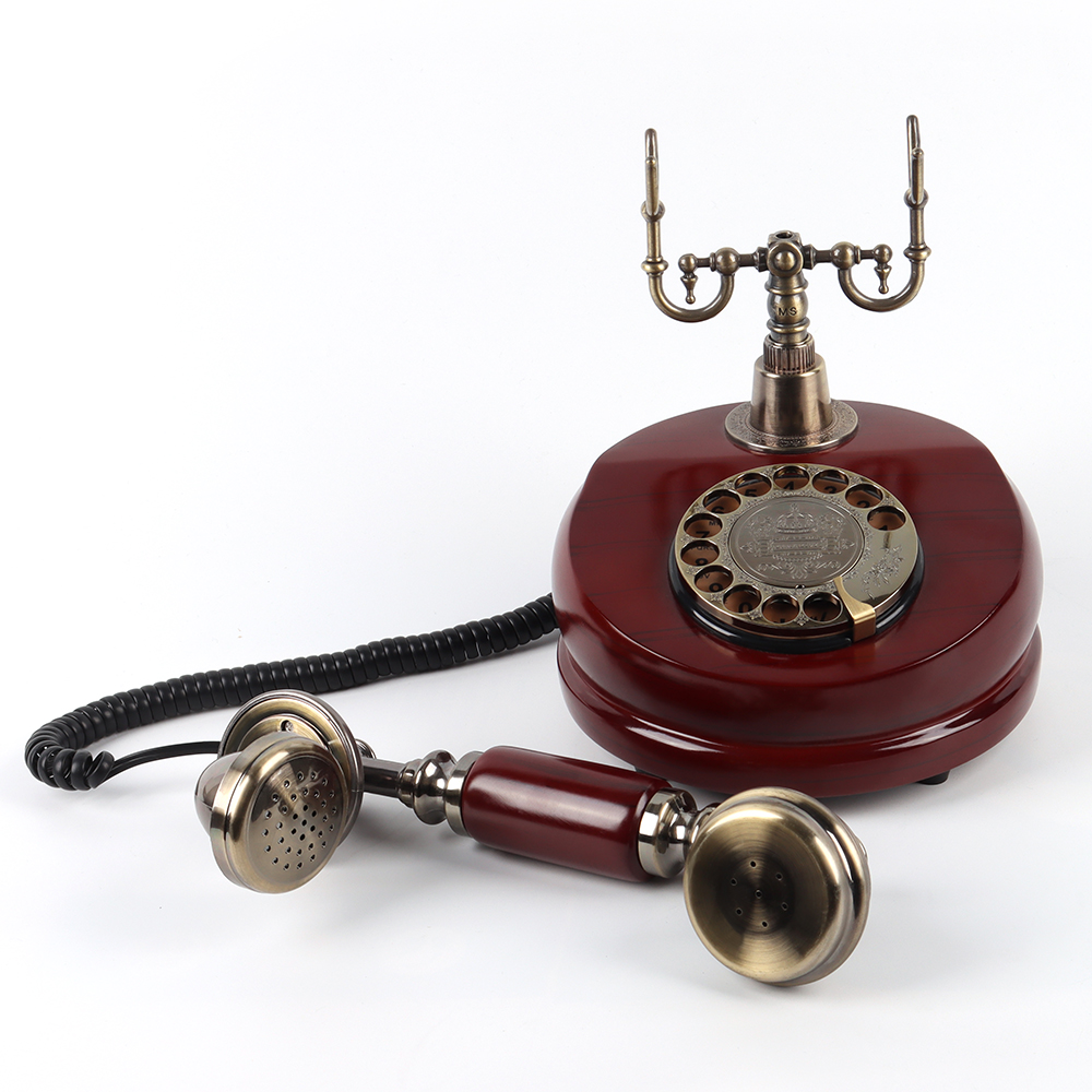 Vintage Red Audio Telephone – Classic Design CT-8026