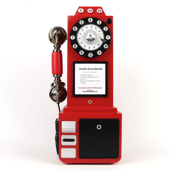 Bulk Order Office Telephone – Red Payphone Model 8908 for Workspace