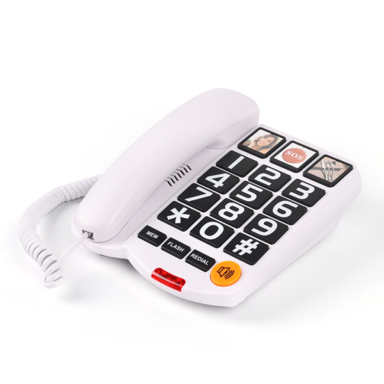 Compact Wall-mounted telephone with red indicator alert light and numeric keypad – CT-8020 Compact Wall-mounted telephone with red indicator alert light and numeric keypad – CT-8020