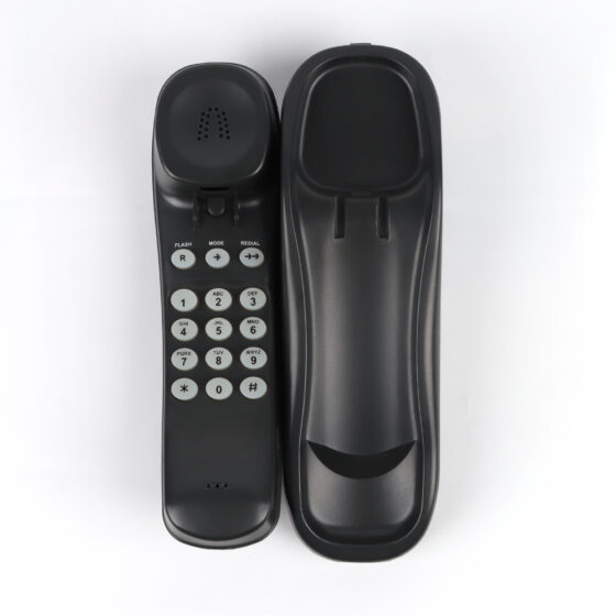 Wired Hotel Room Telephone CT-130 with Corded Handset, Montare pe perete, Guest Room Landline