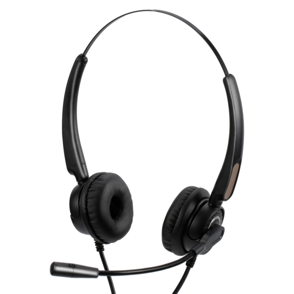 Wired Noise Cancelling Headset VH520D – Clear Communication