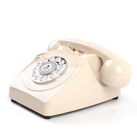 Vintage Bluetooth Telephone, classic rotary-style design with modern wireless connectivity for home and office use.
