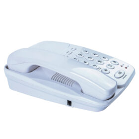 Sri Lanka Telephone Supply desktop unit, white tone, model ready for telecom delivery.