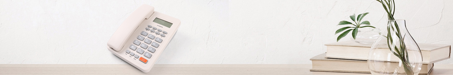 Caller ID Telephone with Display History and Easy Redial Function.